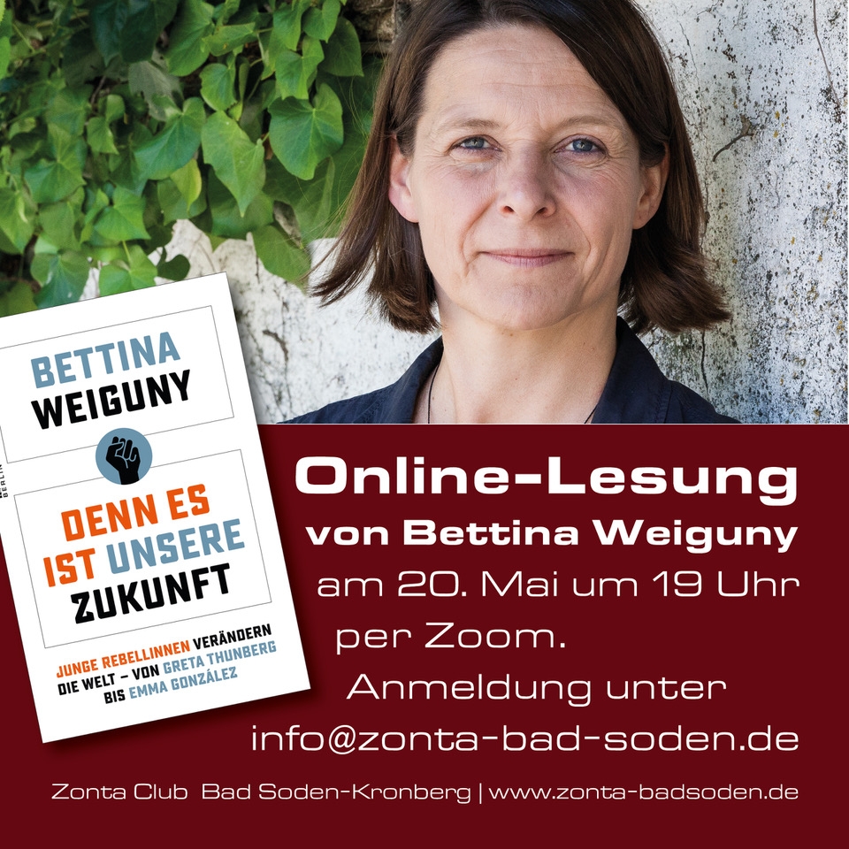 Online-Lesung von Bettina Weiguny